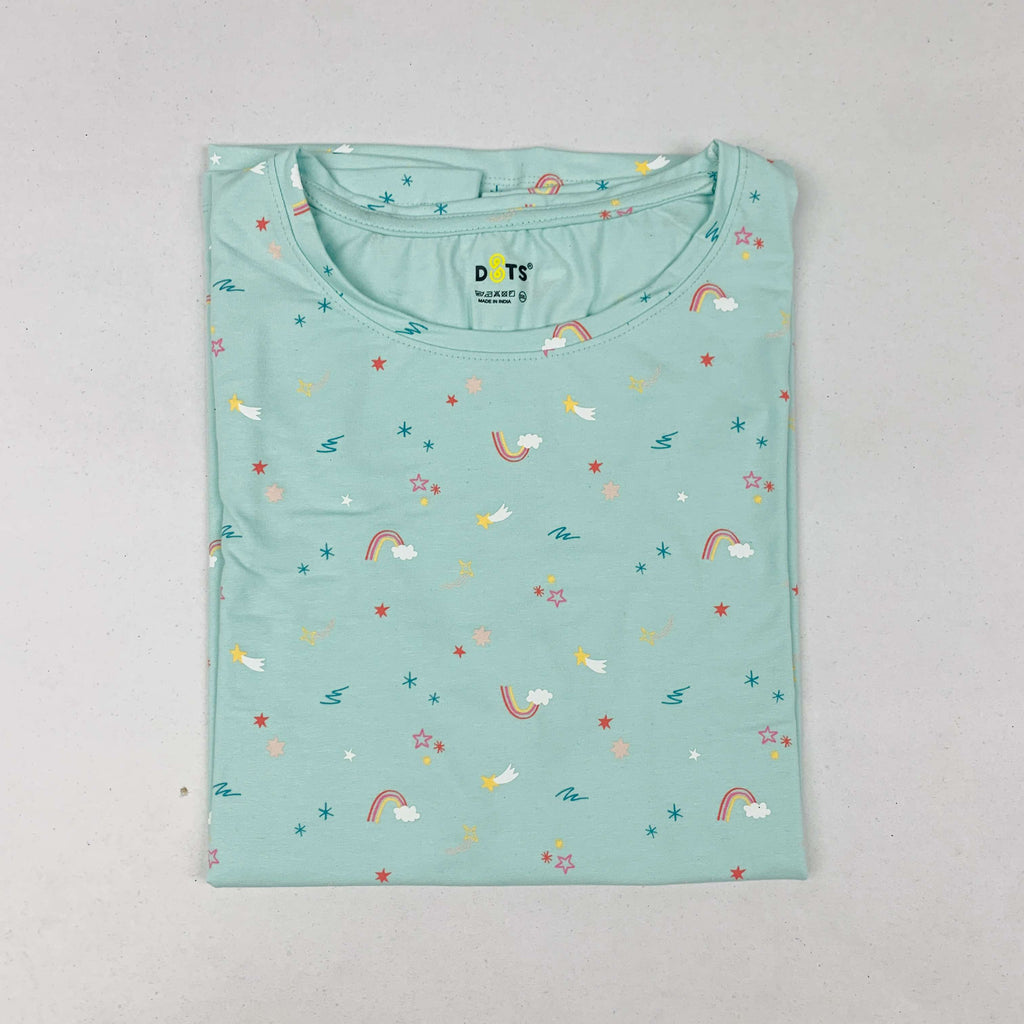 Dots Ladies Printed T-Shirt