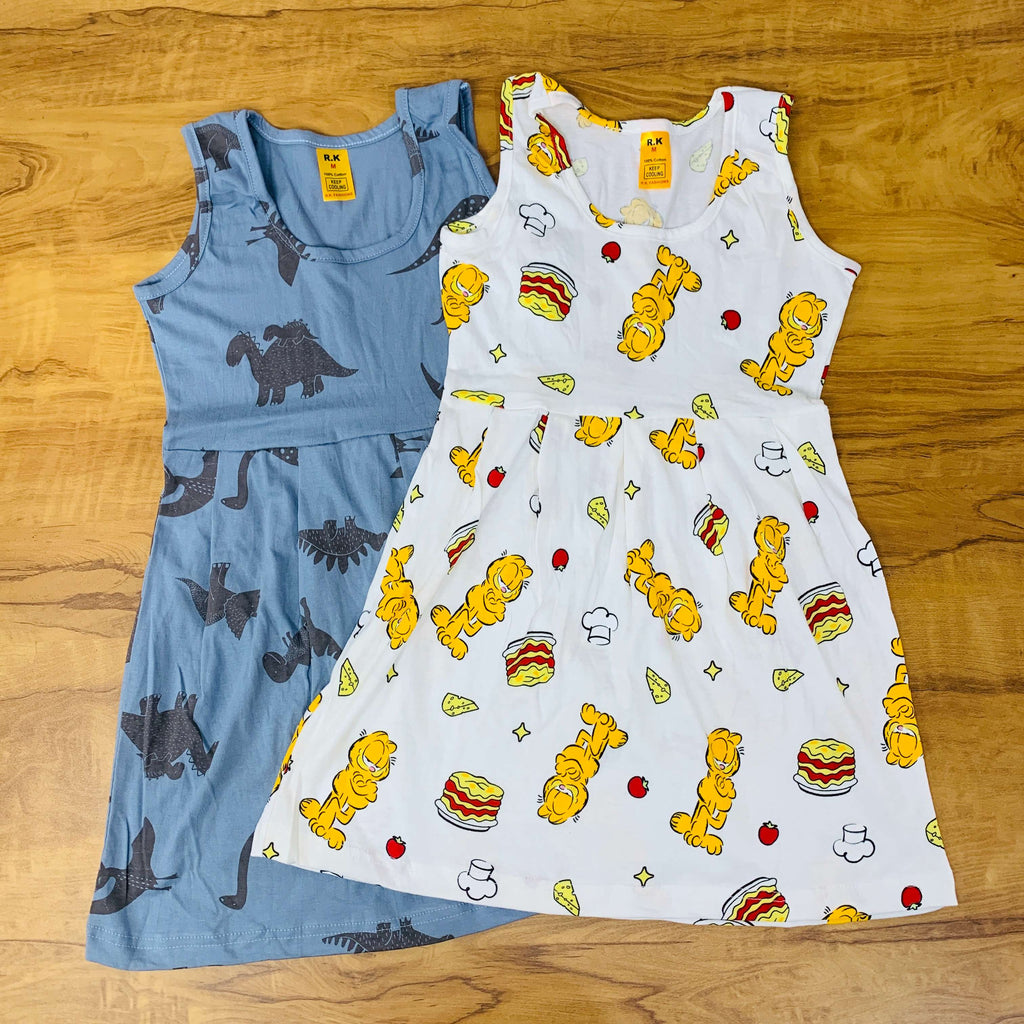 Tiny Pearl Frock Combo Pack Of 2