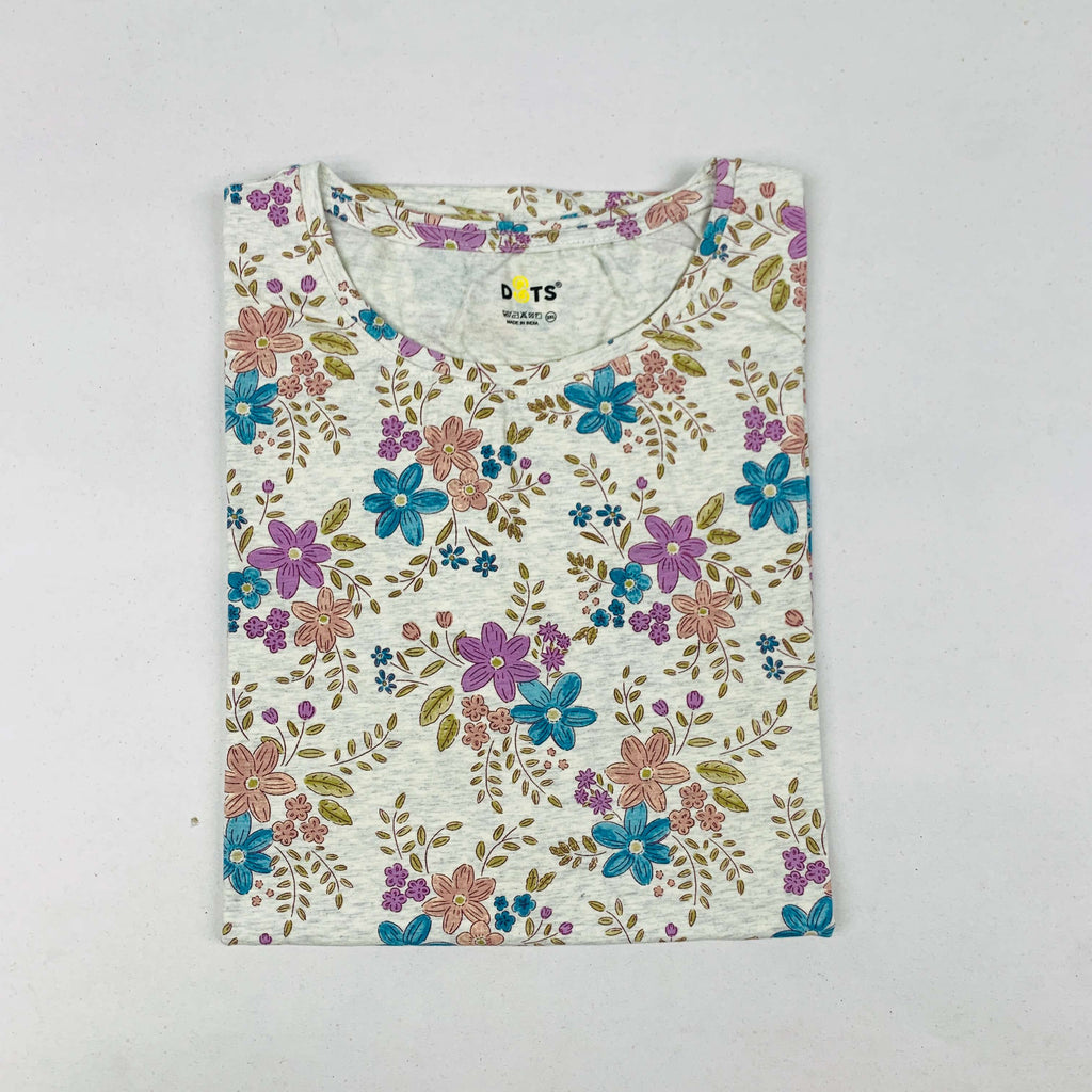 Dots Ladies Printed T-Shirt