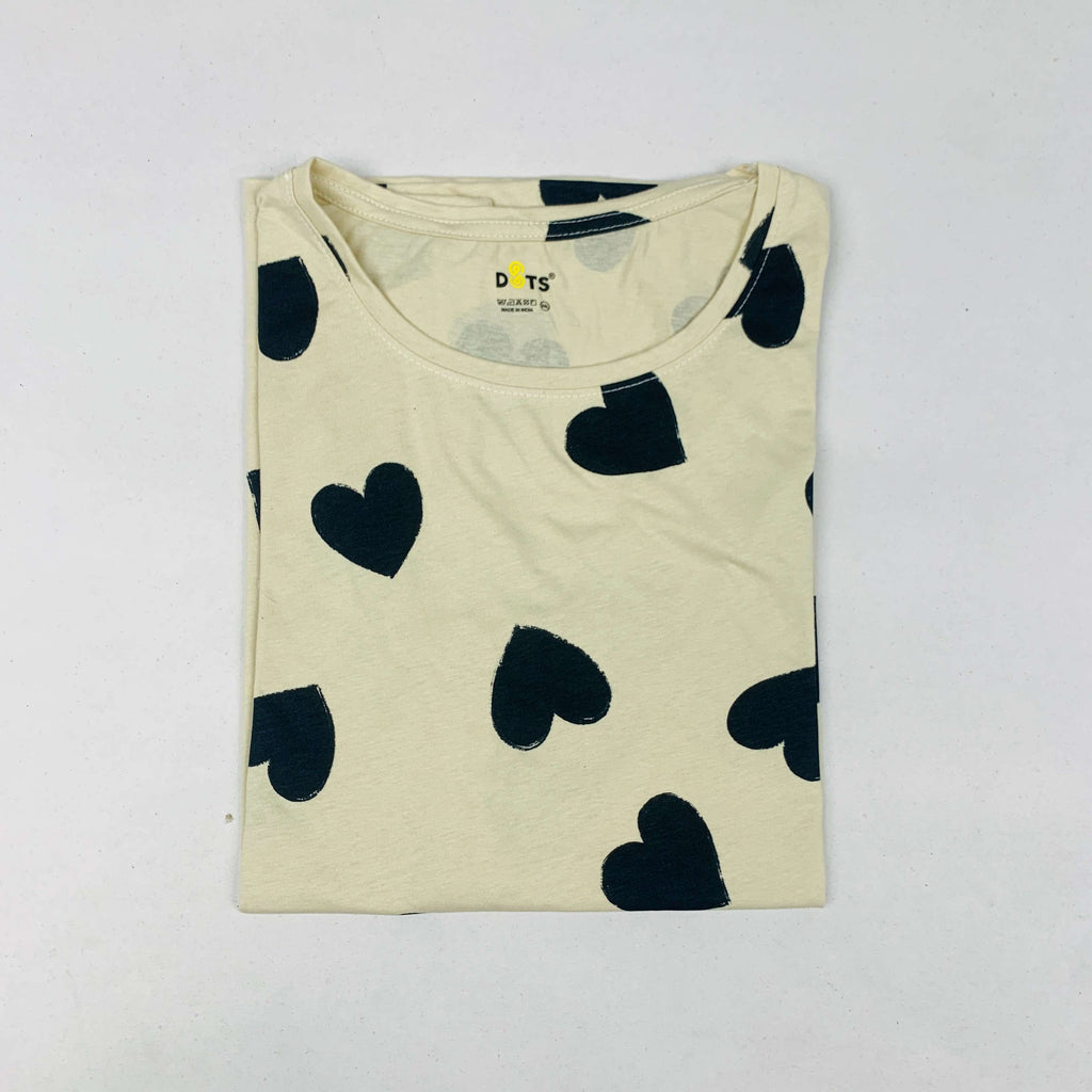 Dots Ladies Printed T-Shirt