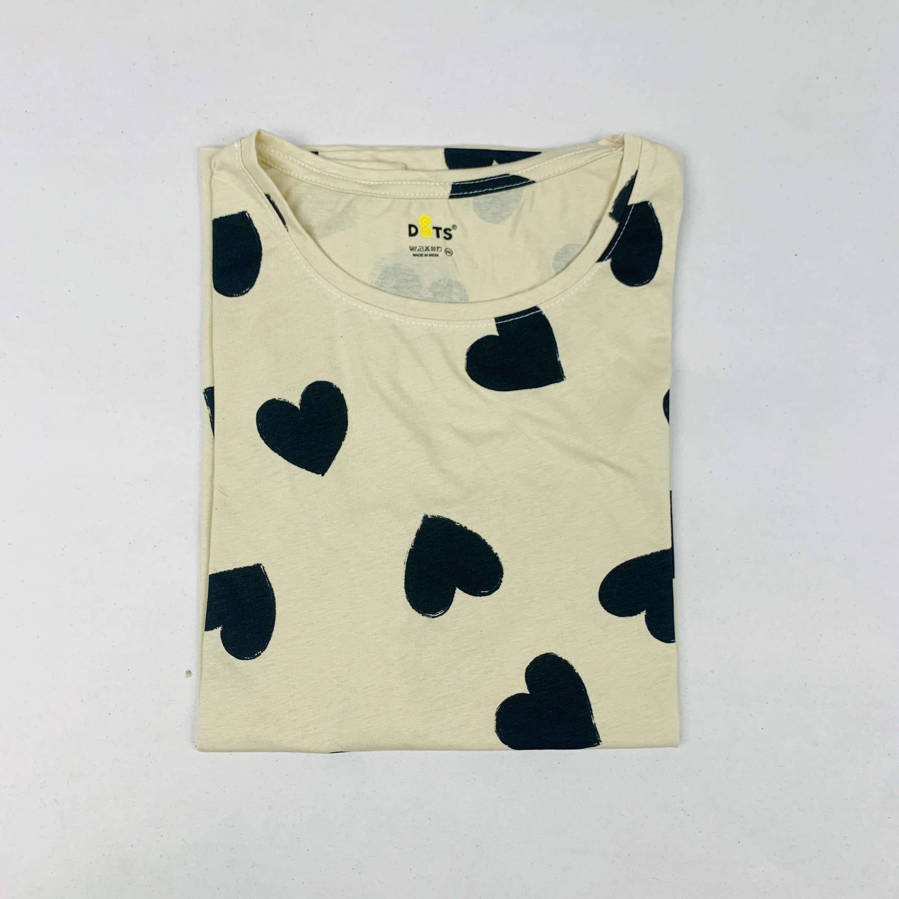 Dots Ladies Printed T-Shirt