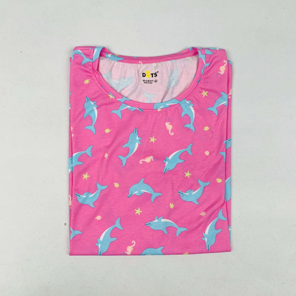 Dots Ladies Printed T-Shirt