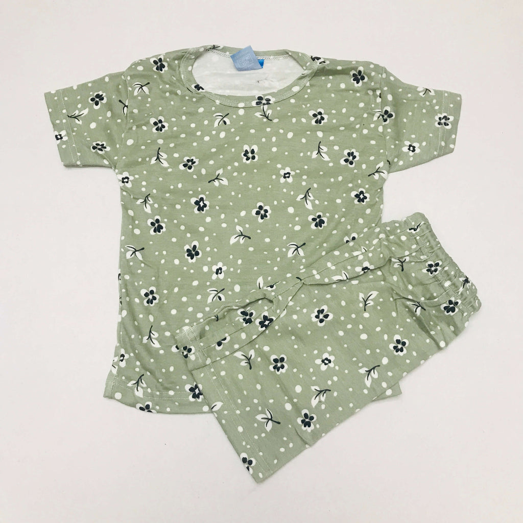 Kids Printed Shorts Set