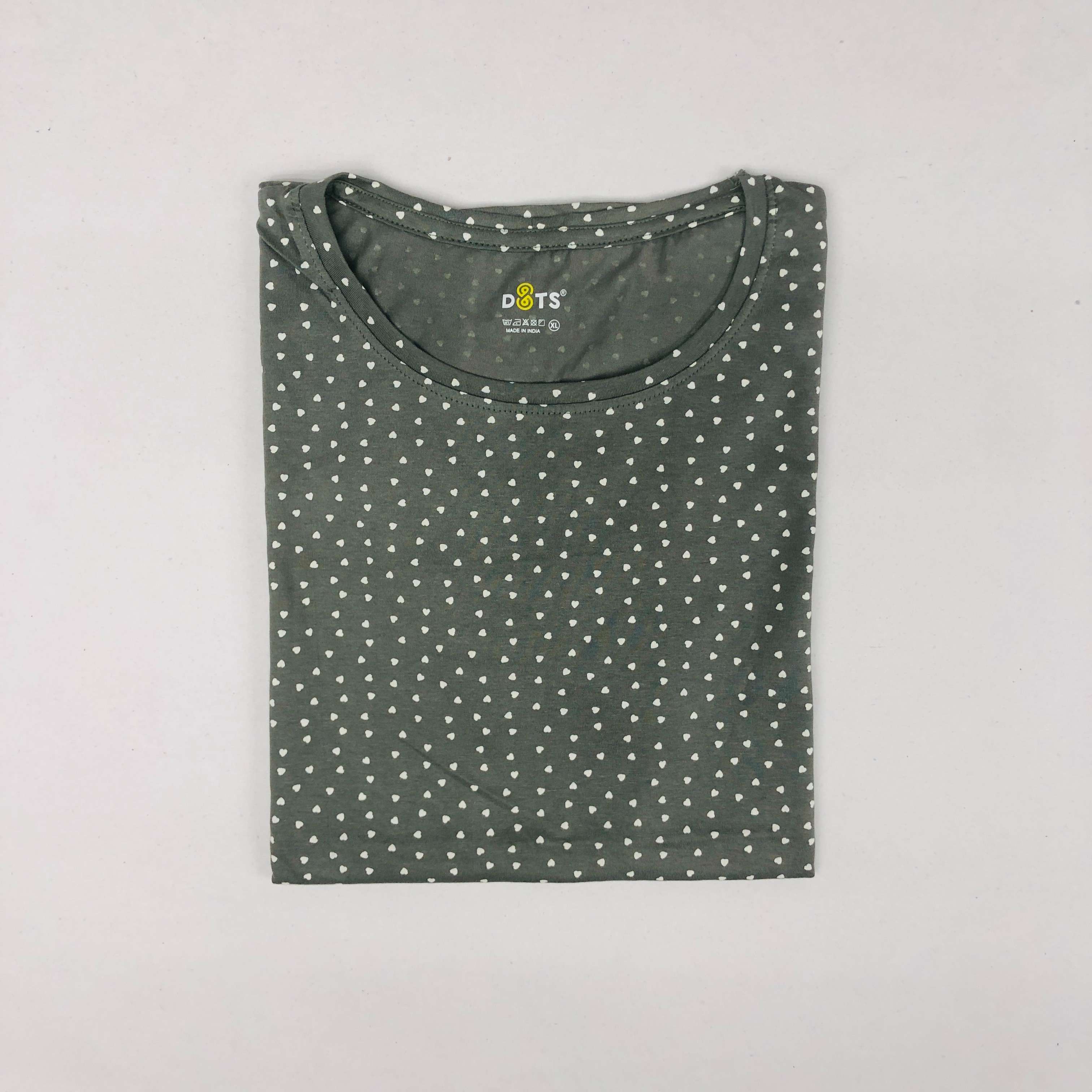 Dots Ladies Printed T-Shirt