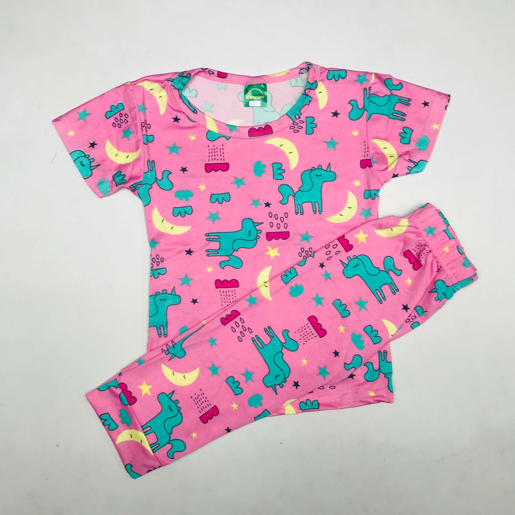 Cartoon Cuddles printed Pant Set