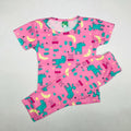 Cartoon Cuddles printed Pant Set