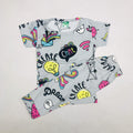 Cartoon Cuddles printed Pant Set