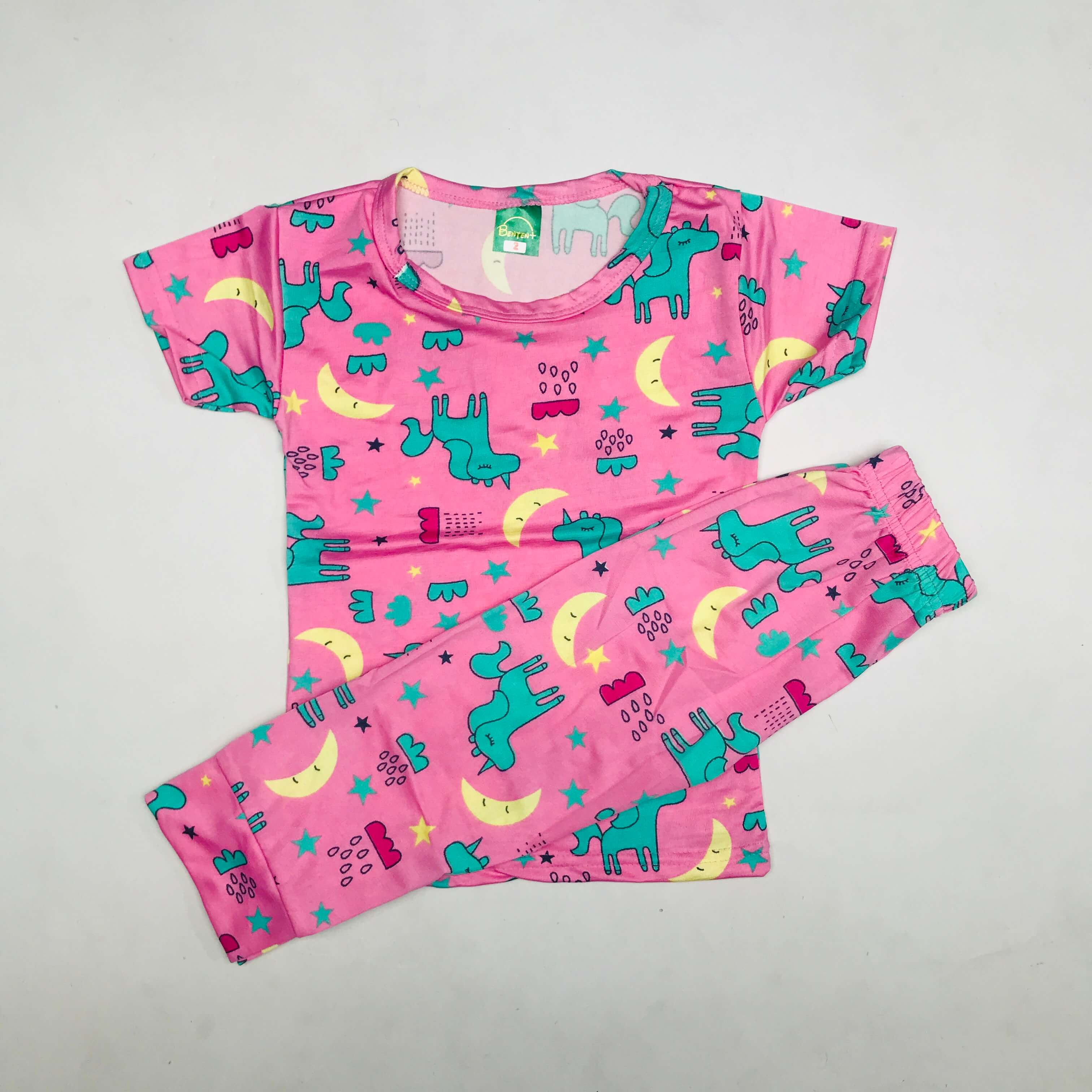 Cartoon Cuddles printed Pant Set