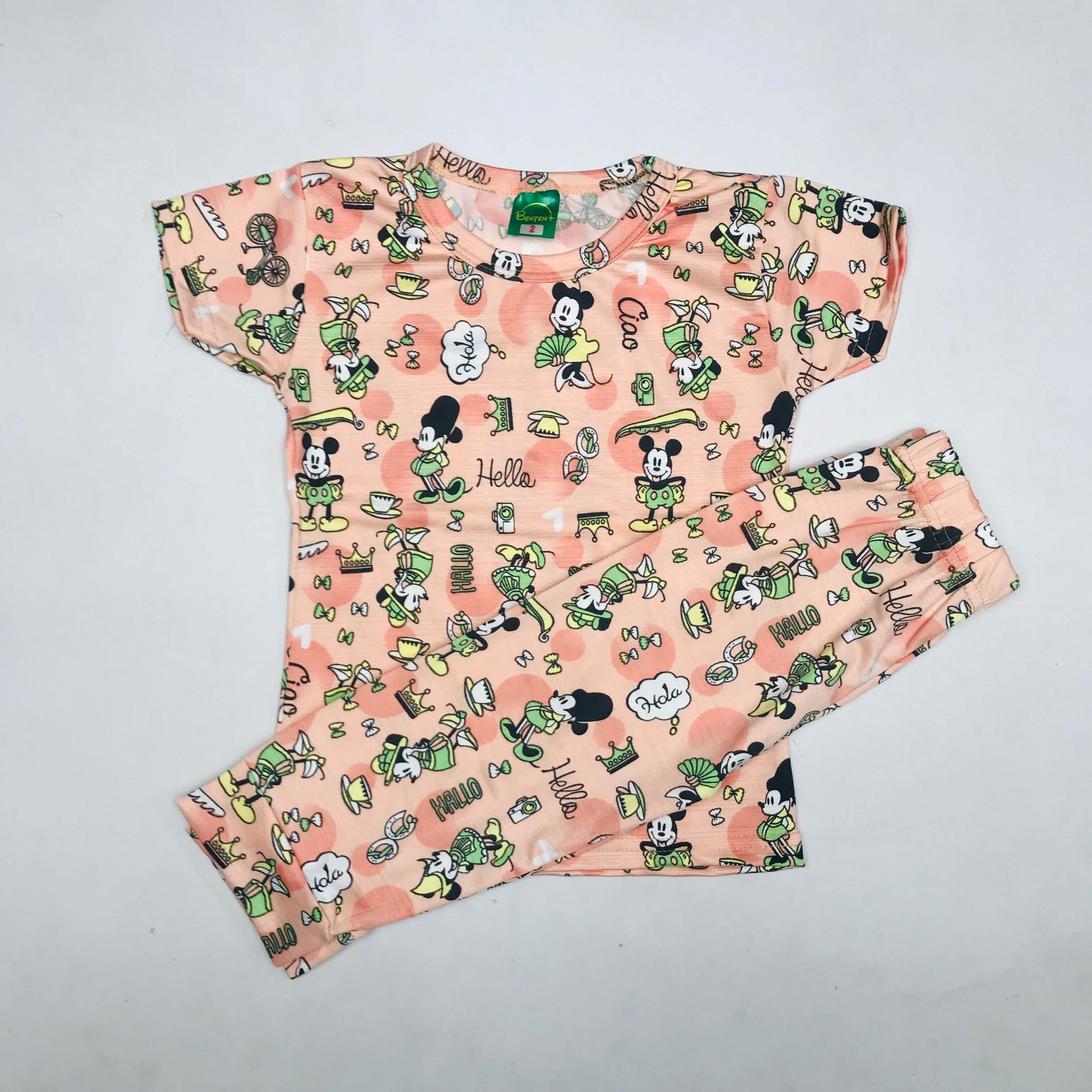 Cartoon Cuddles printed Pant Set