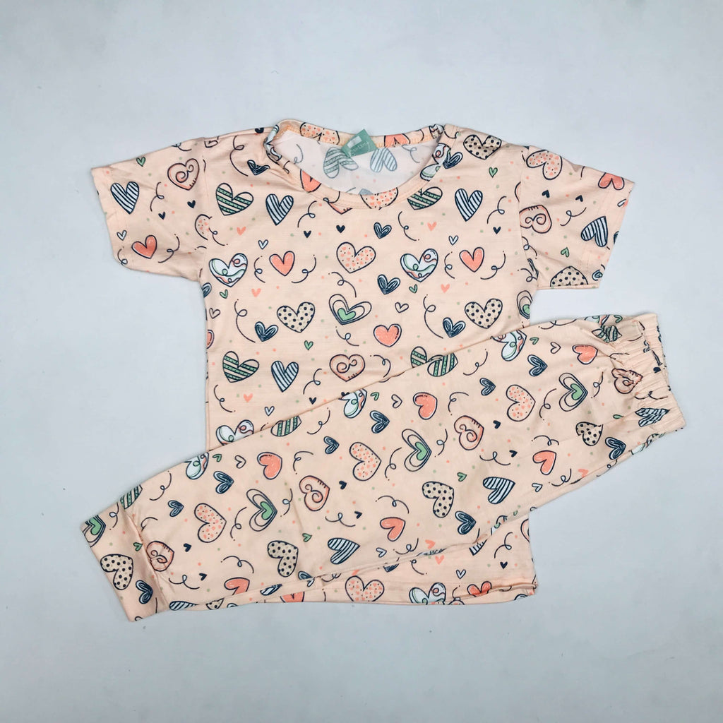 Cartoon Cuddles printed Pant Set