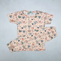 Cartoon Cuddles printed Pant Set