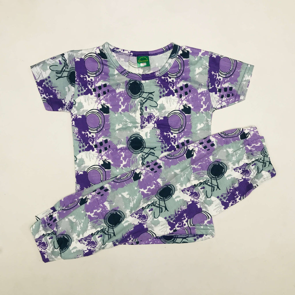Cartoon Cuddles printed Pant Set