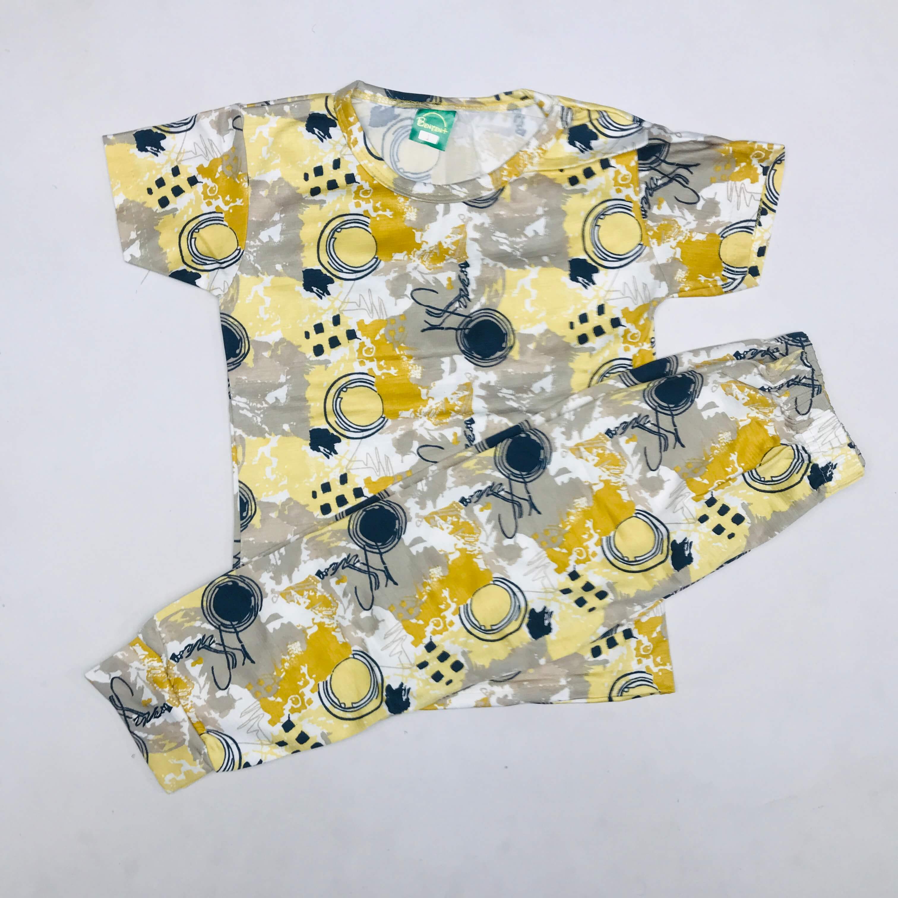Cartoon Cuddles printed Pant Set