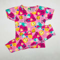 Cartoon Cuddles printed Pant Set