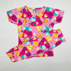 Cartoon Cuddles printed Pant Set