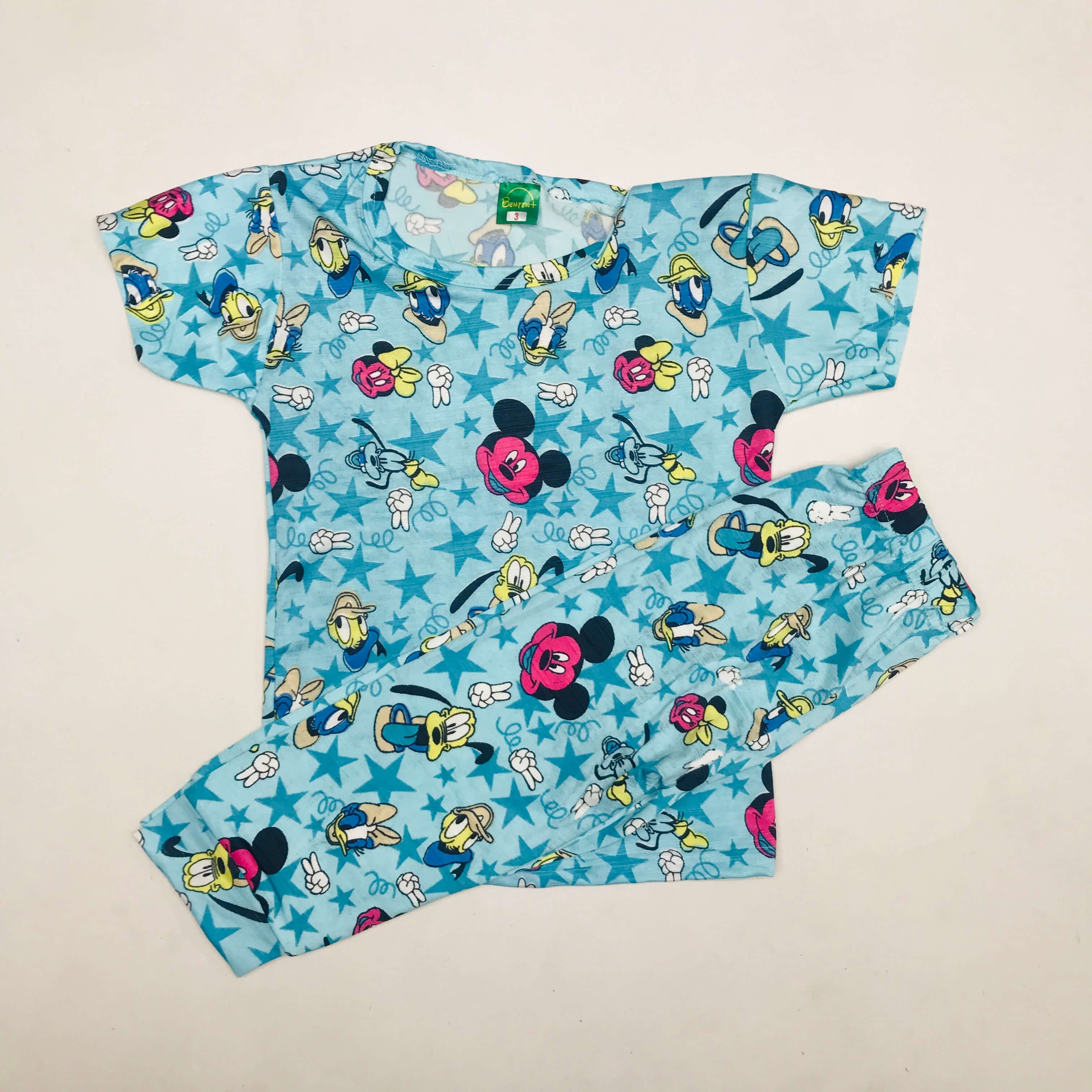 Cartoon Cuddles printed Pant Set