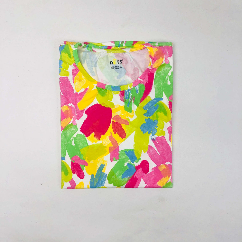 Dots Ladies Printed T-Shirt