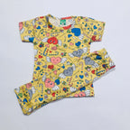 Cartoon Cuddles printed Pant Set