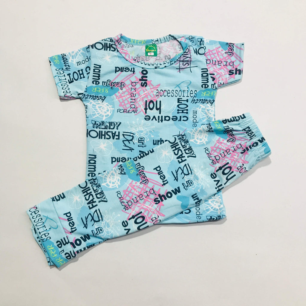 Cartoon Cuddles printed Pant Set