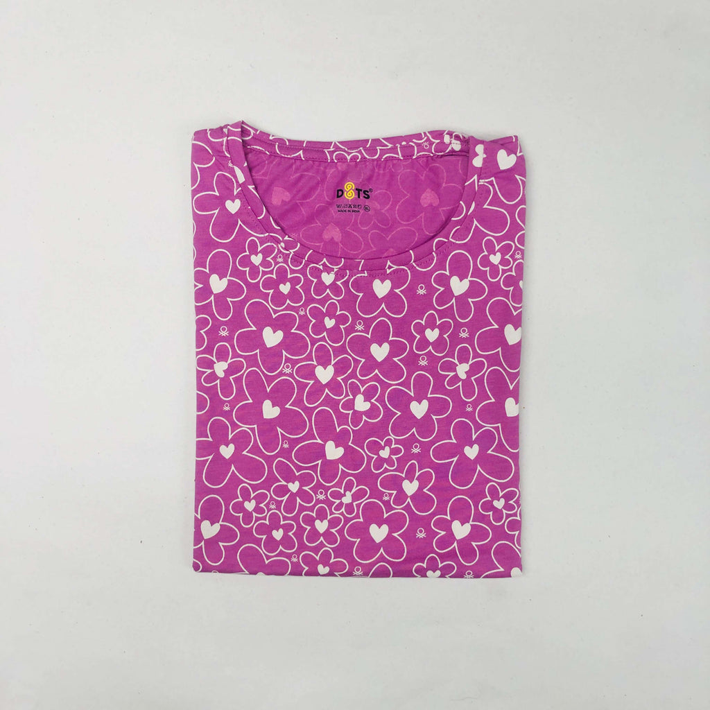 Dots Ladies Printed T-Shirt