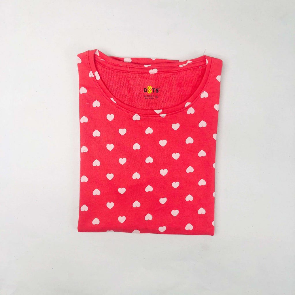 Dots Ladies Printed T-Shirt