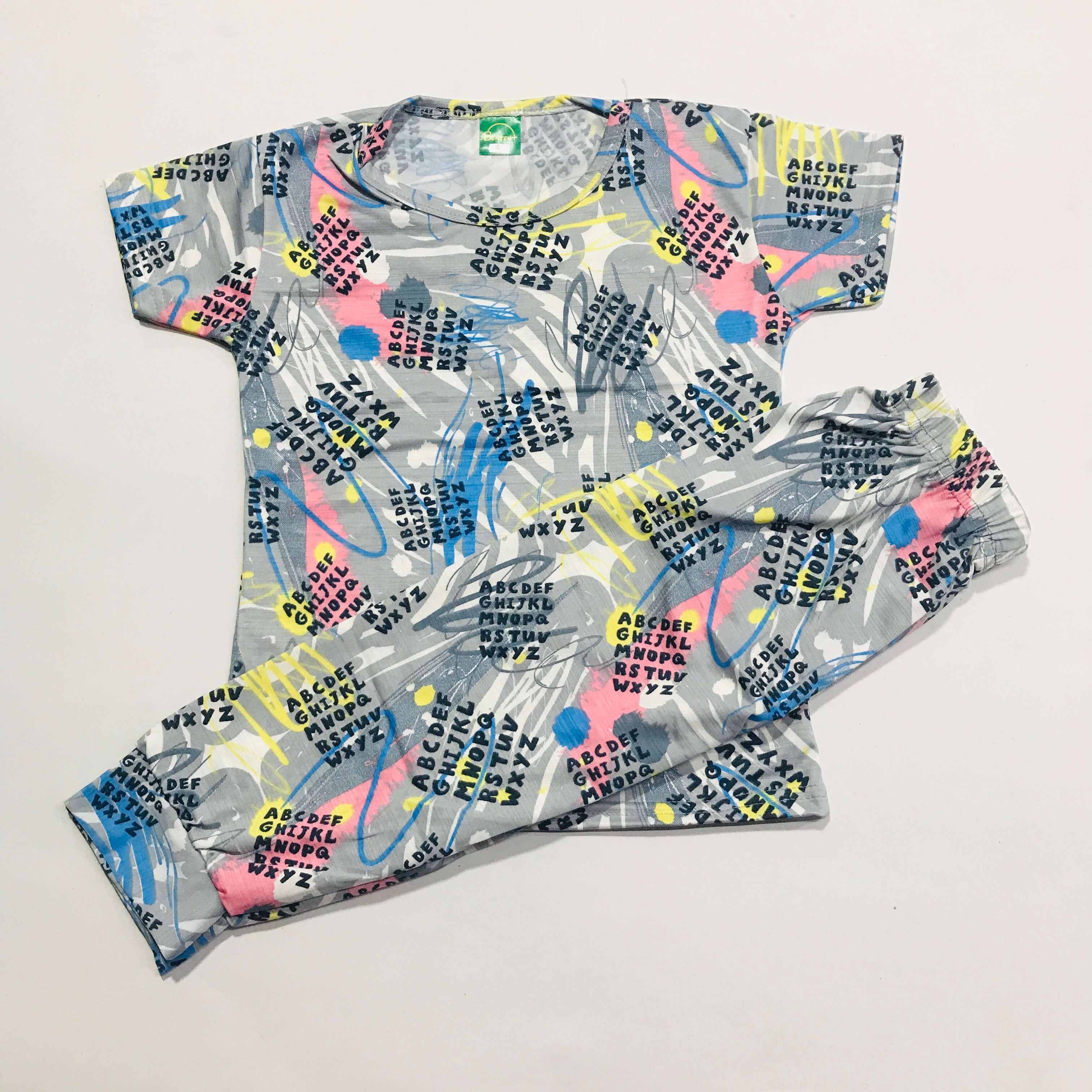 Cartoon Cuddles printed Pant Set
