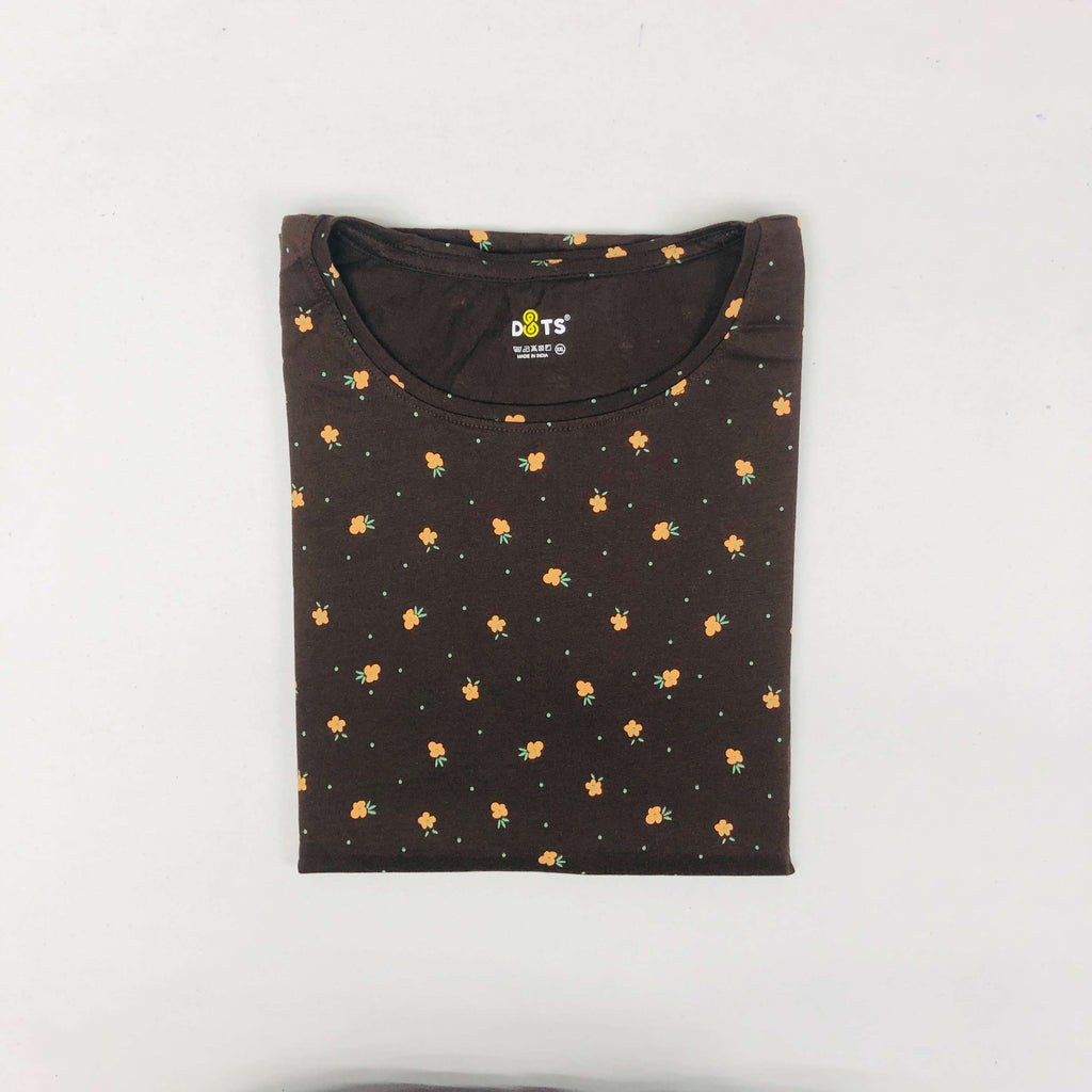 Dots Ladies Printed T-Shirt