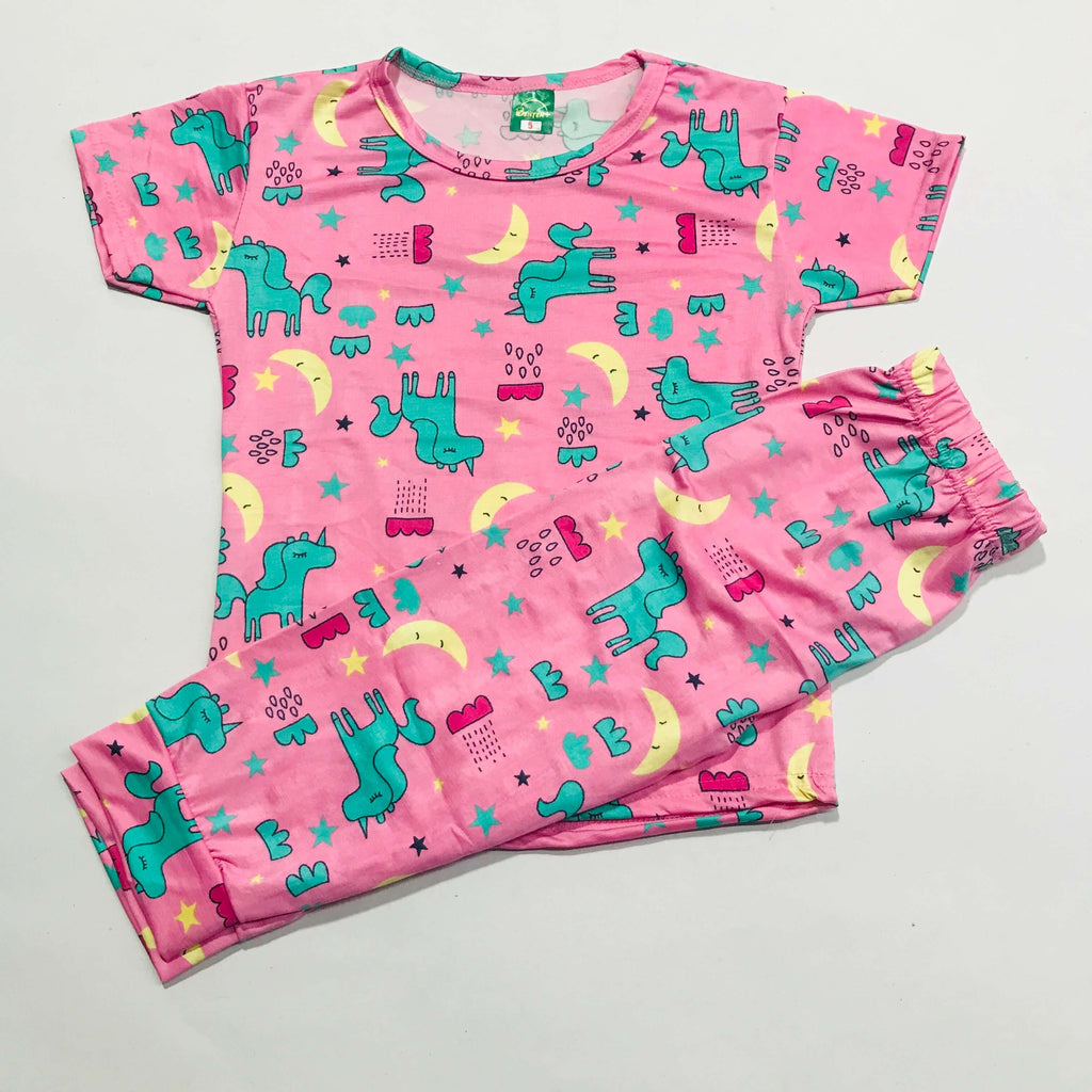 Cartoon Cuddles printed Pant Set