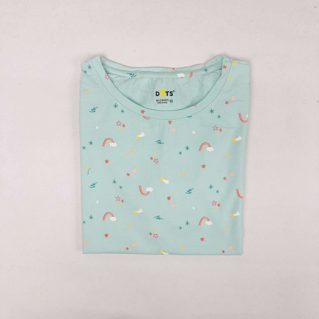 Dots Ladies Printed T-Shirt