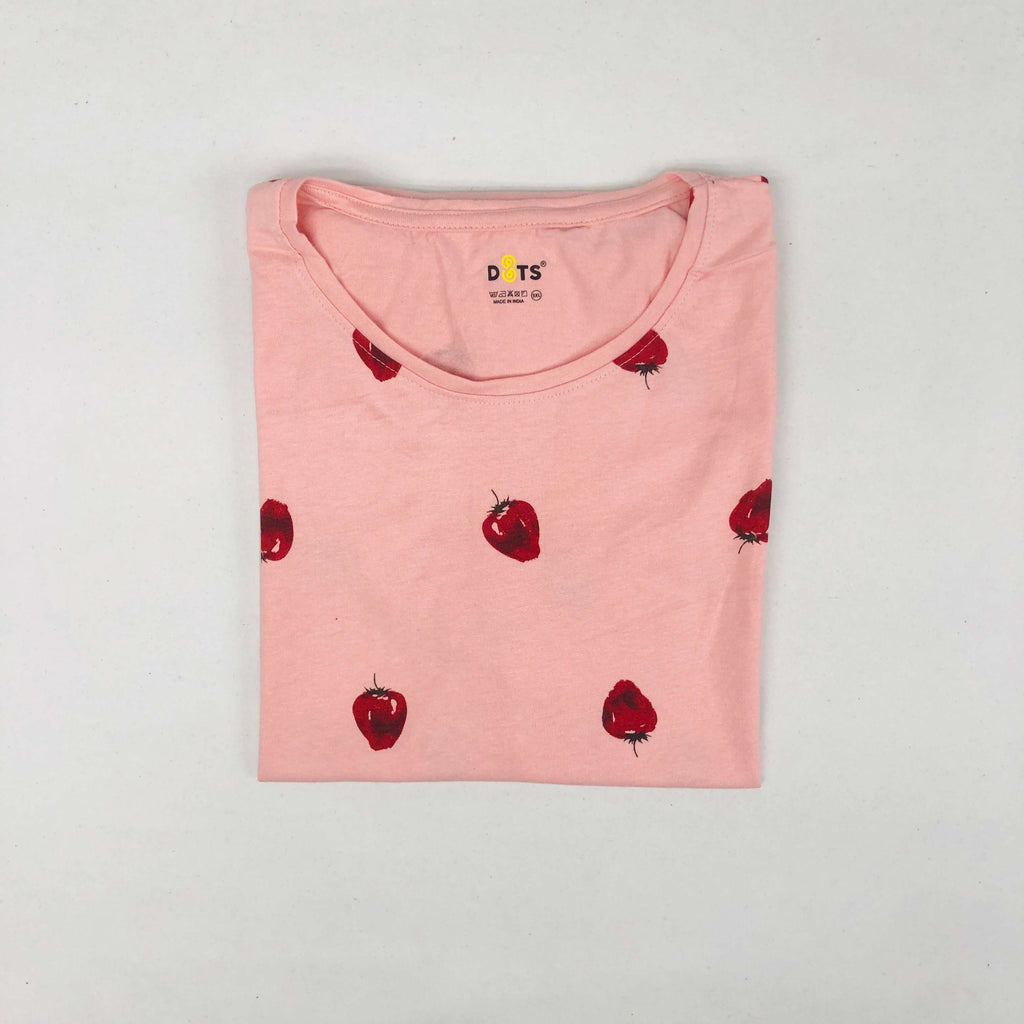 Dots Ladies Printed T-Shirt