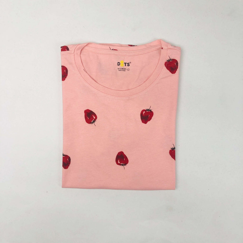 Dots Ladies Printed T-Shirt