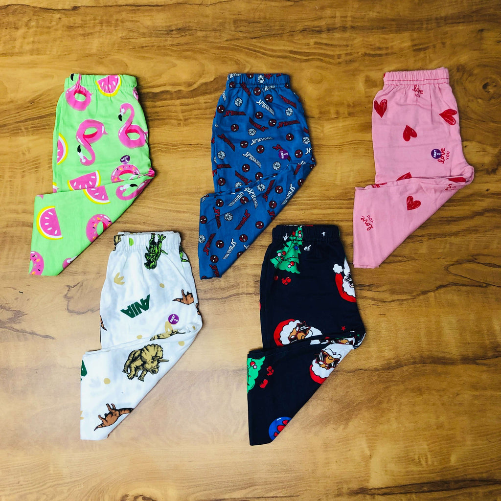 Unisex Kids Pants Pack of 5