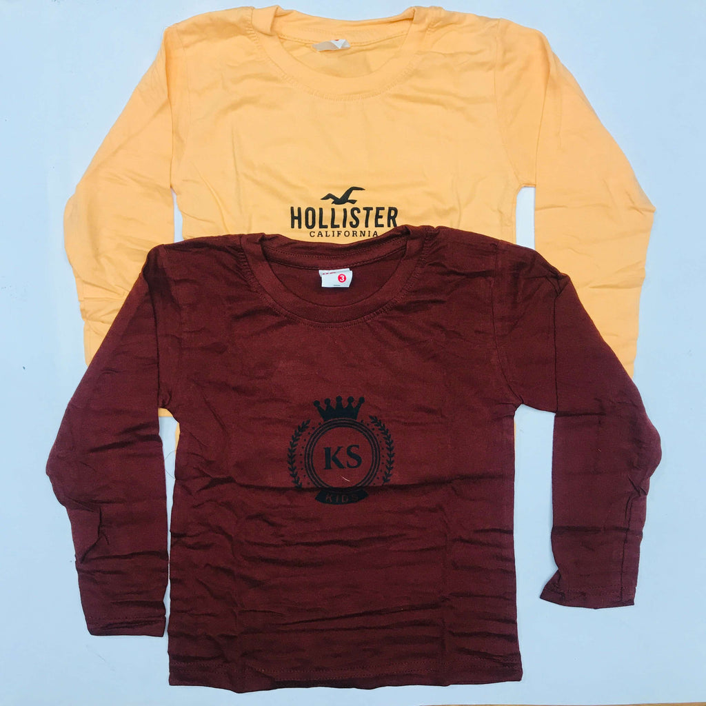 Kids FullSleeve T-Shirt Combo Pack Of 2