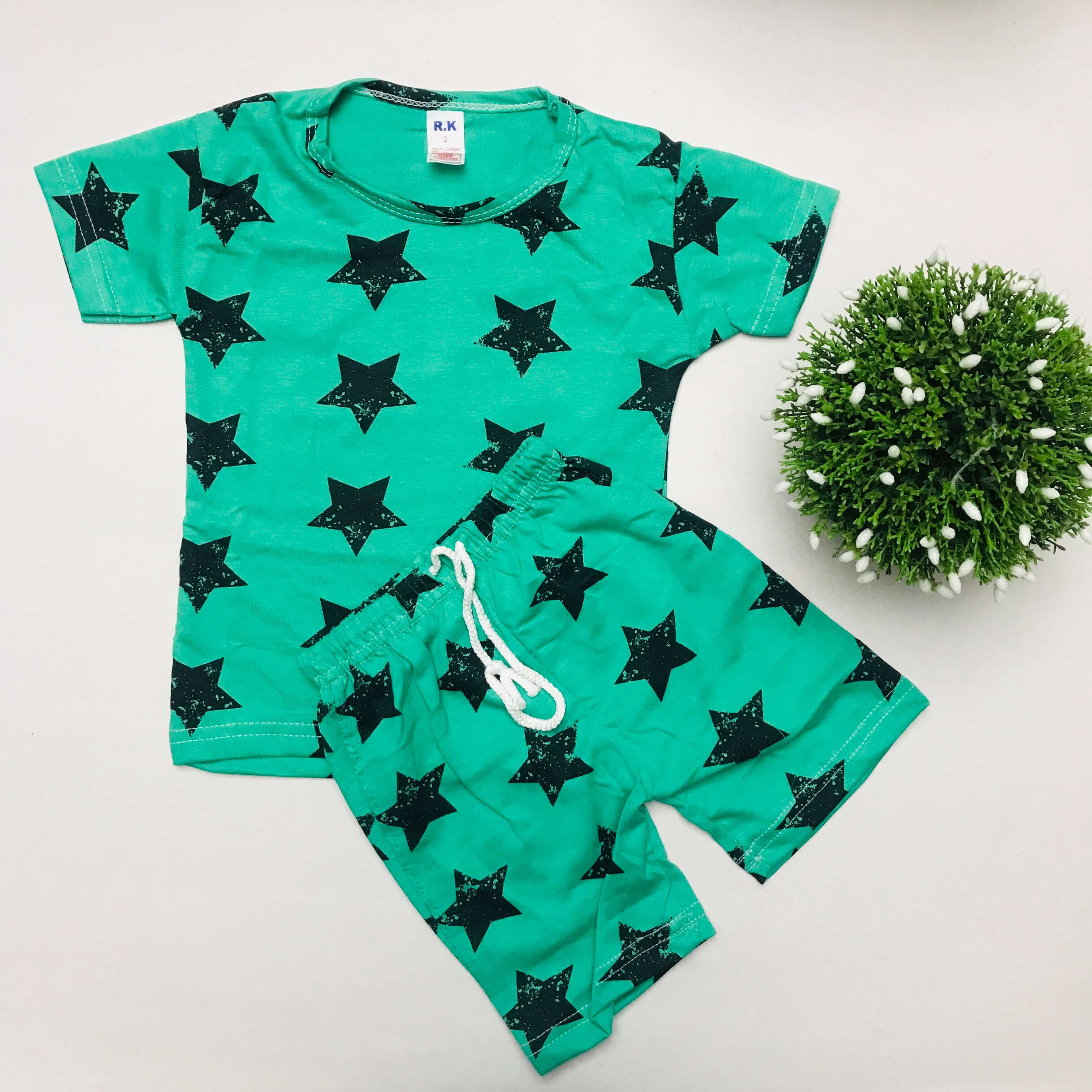 Kids Printed Shorts Set