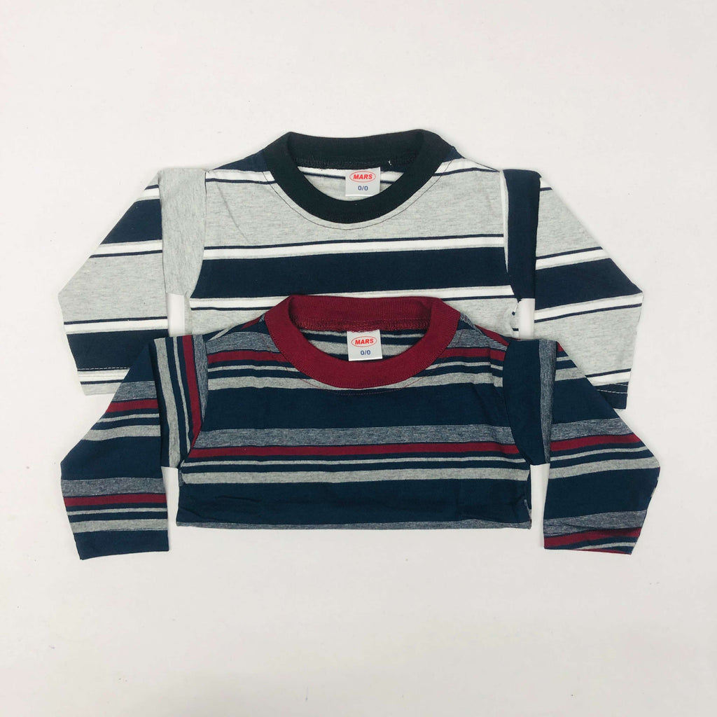 Mars FullSleeve T-Shirt Combo Pack Of 2 (6M-9M)