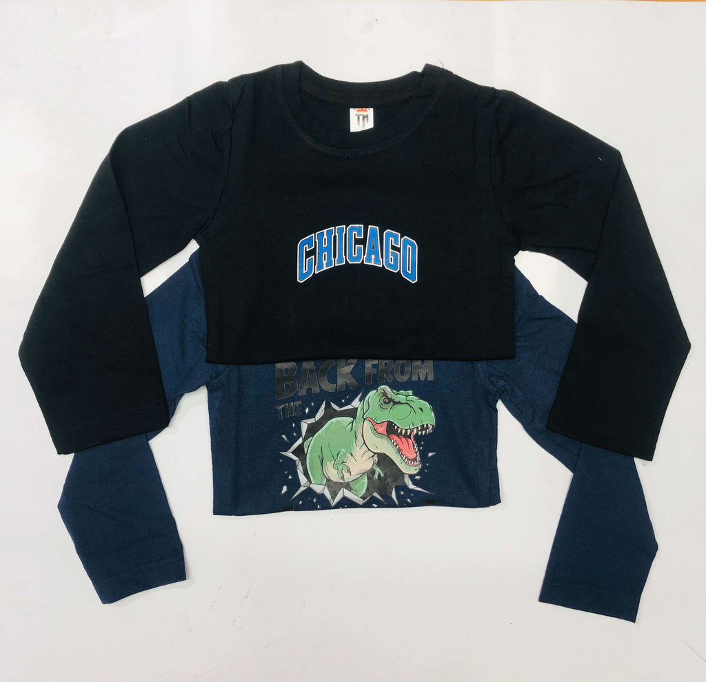 Junior Joy Full Sleeve T-Shirt Combo Pack Of 2