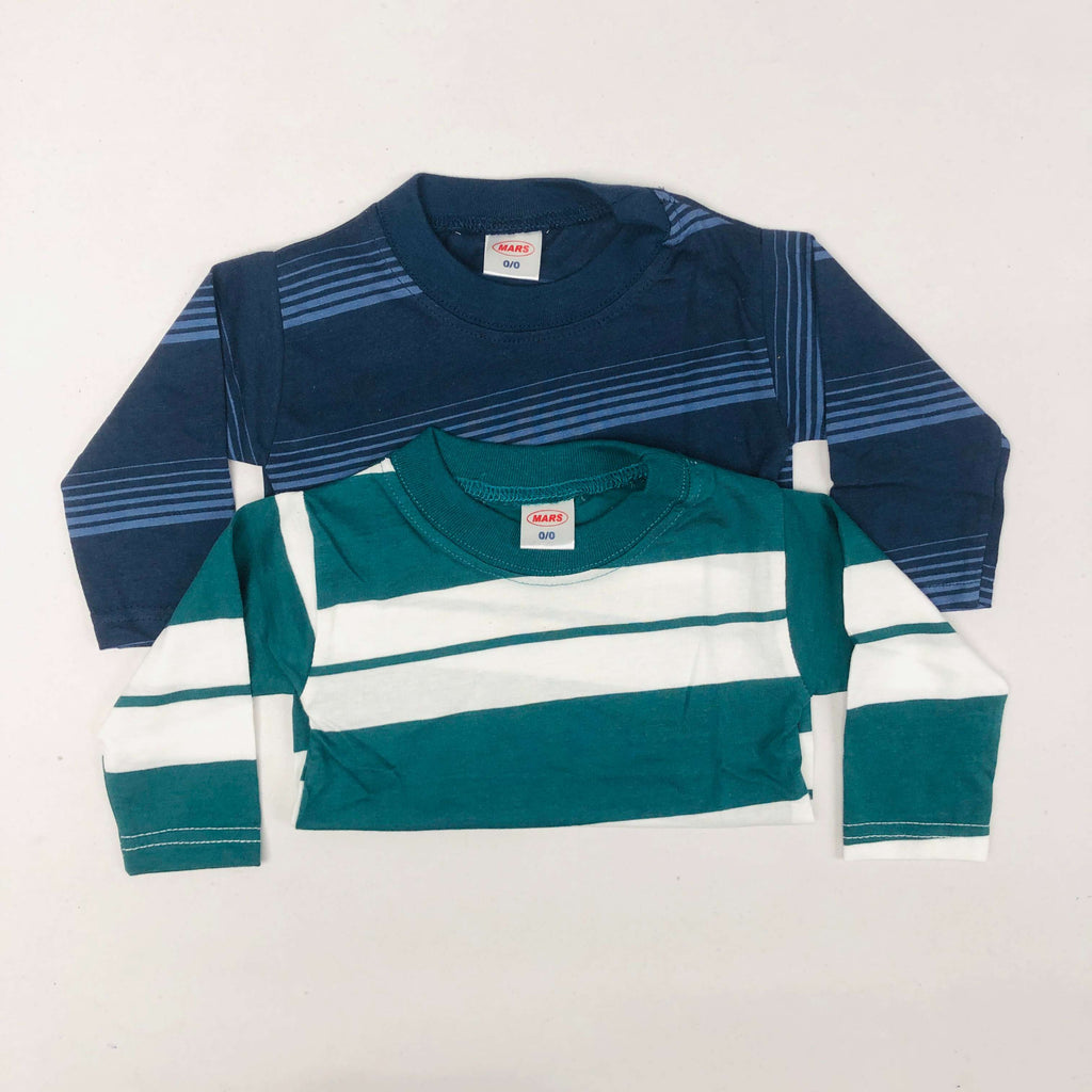 Mars FullSleeve T-Shirt Combo Pack Of 2 (6M-9M)