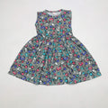Floral Print SleeveLess Frock