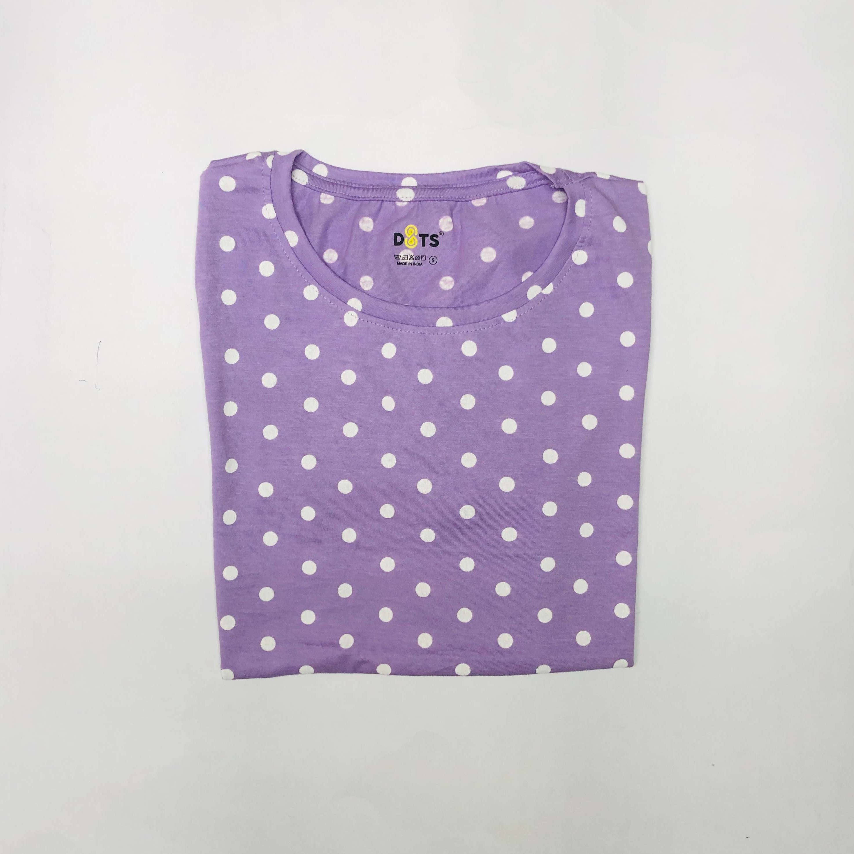Dots Ladies Printed T-Shirt