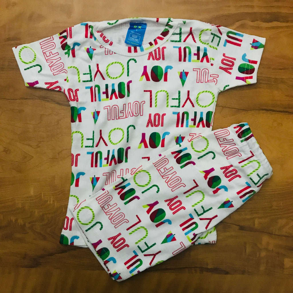 Kids Printed Shorts Set