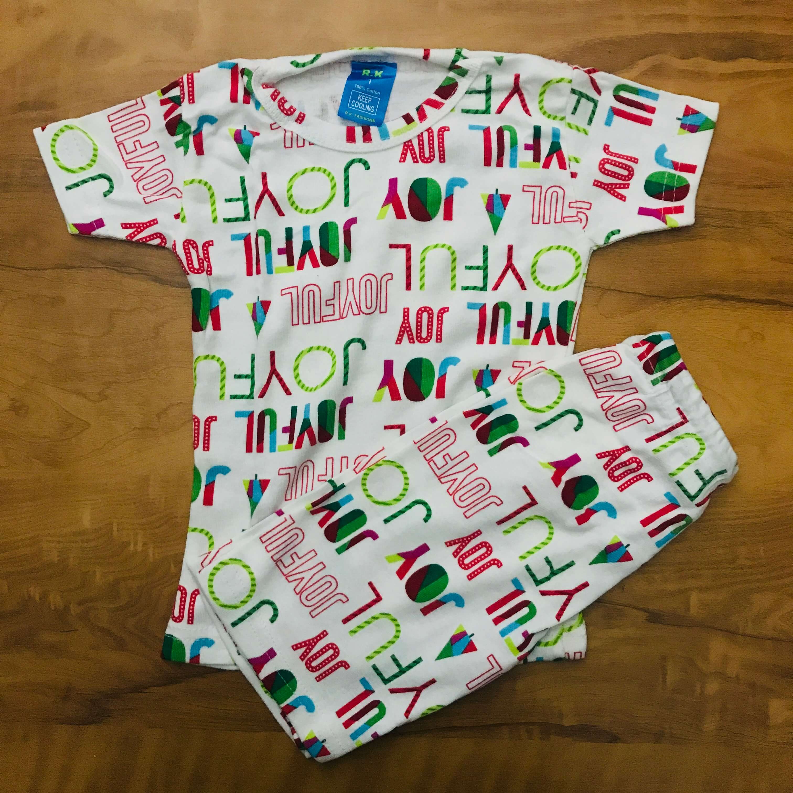 Kids Printed Shorts Set