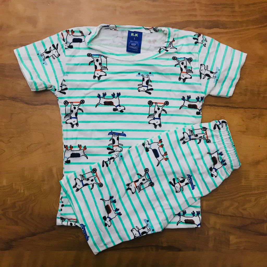 Kids Printed Shorts Set