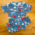 Kids Printed Shorts Set