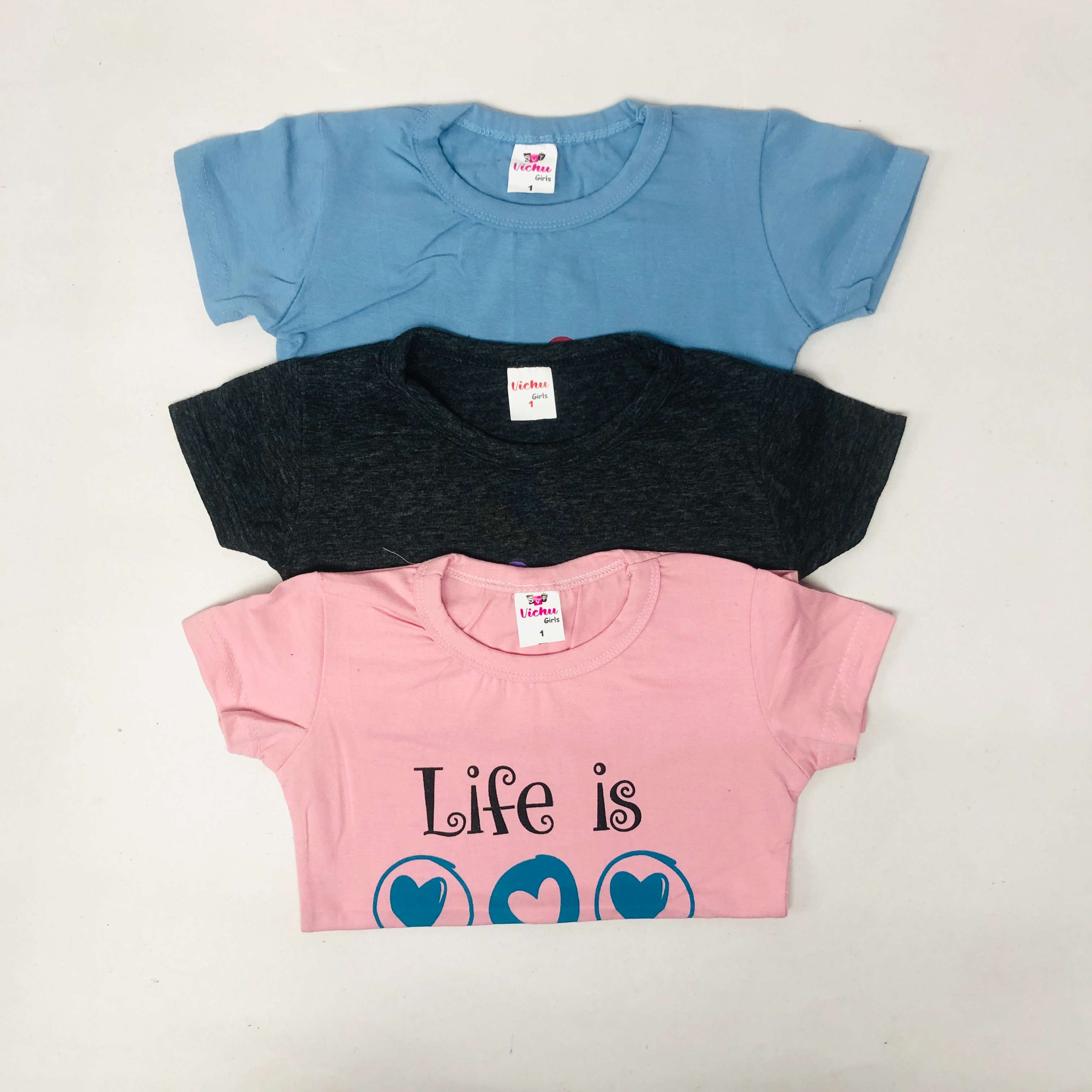 SVT Girls Top Combo Pack of 3