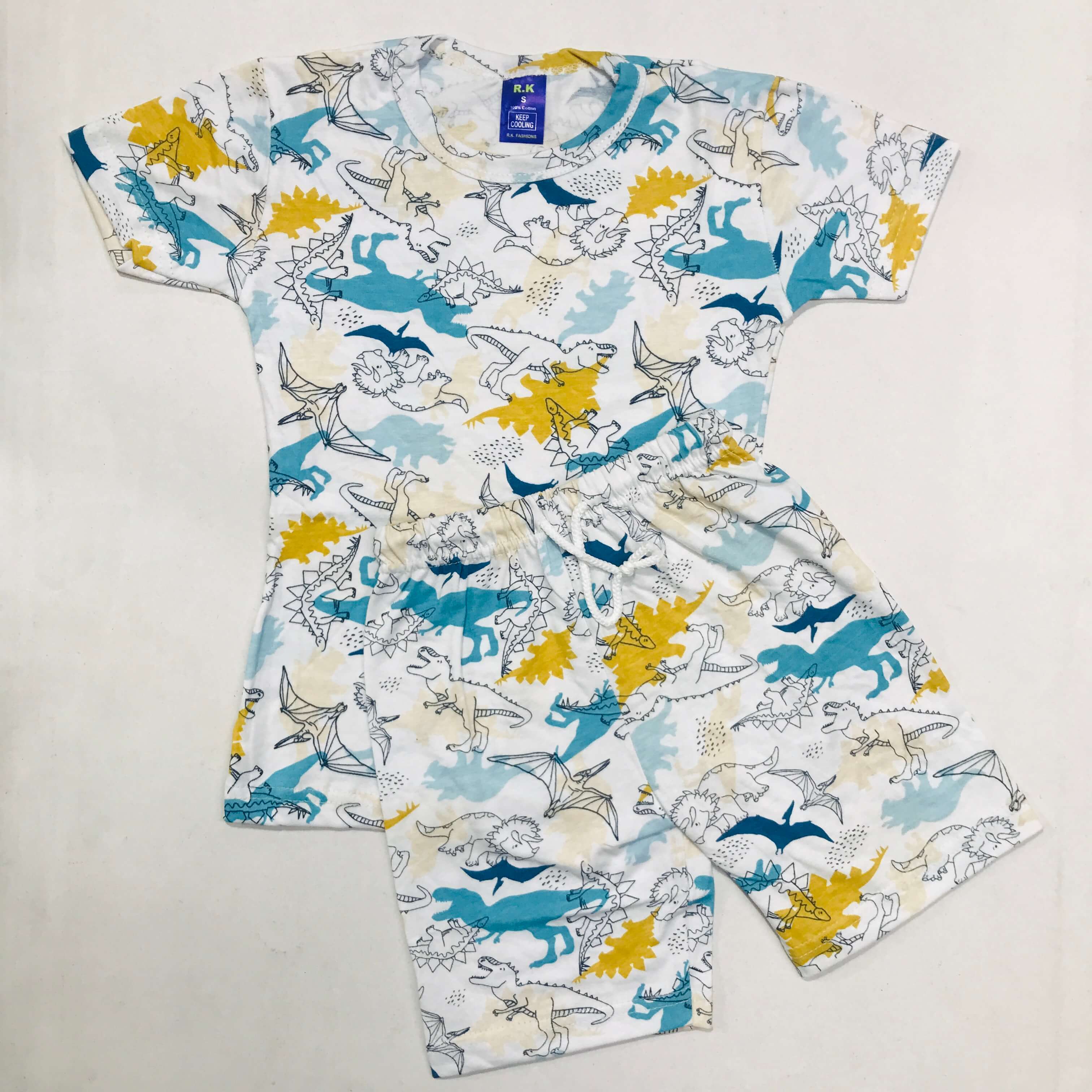 Kids Printed Shorts Set