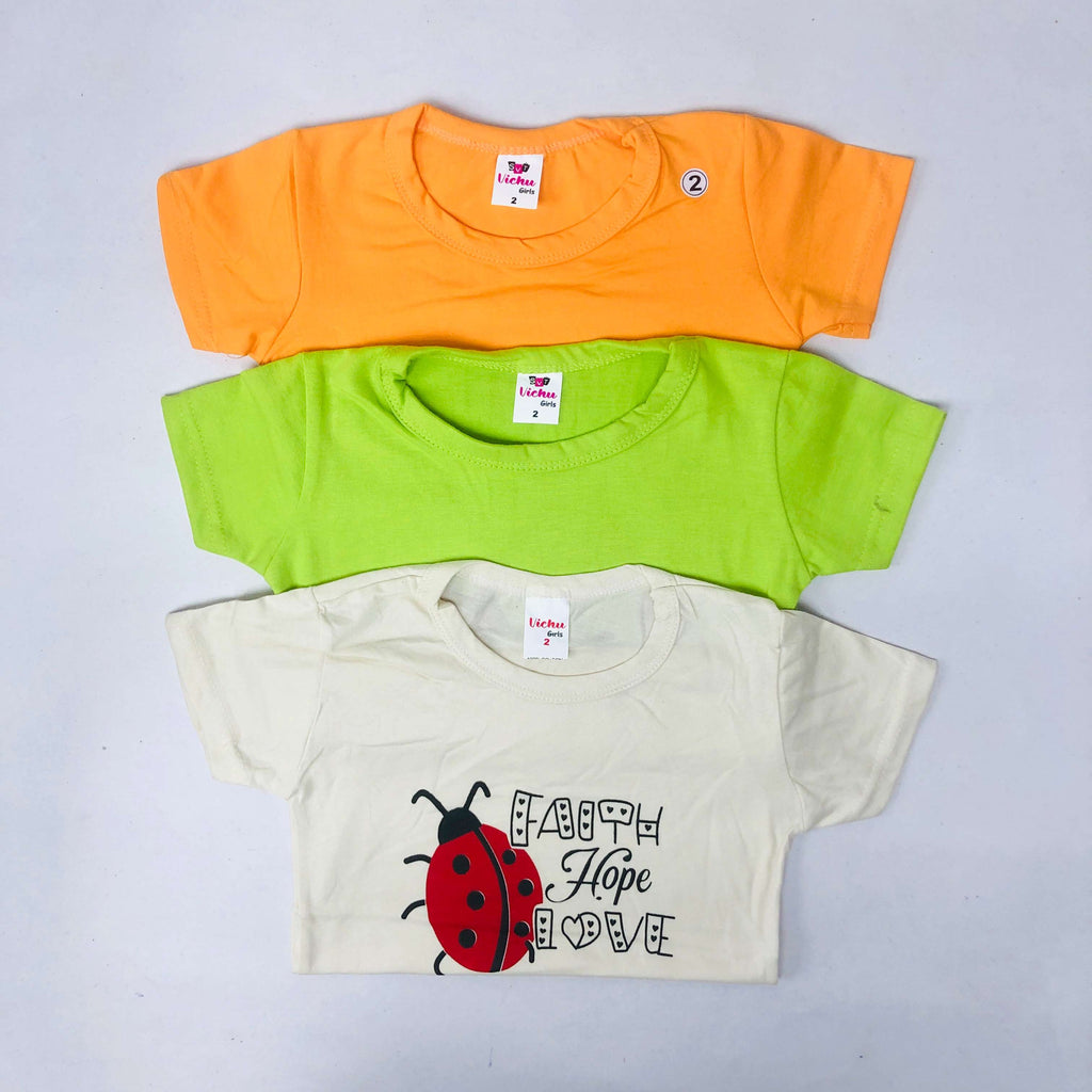 SVT Girls Top Combo Pack of 3
