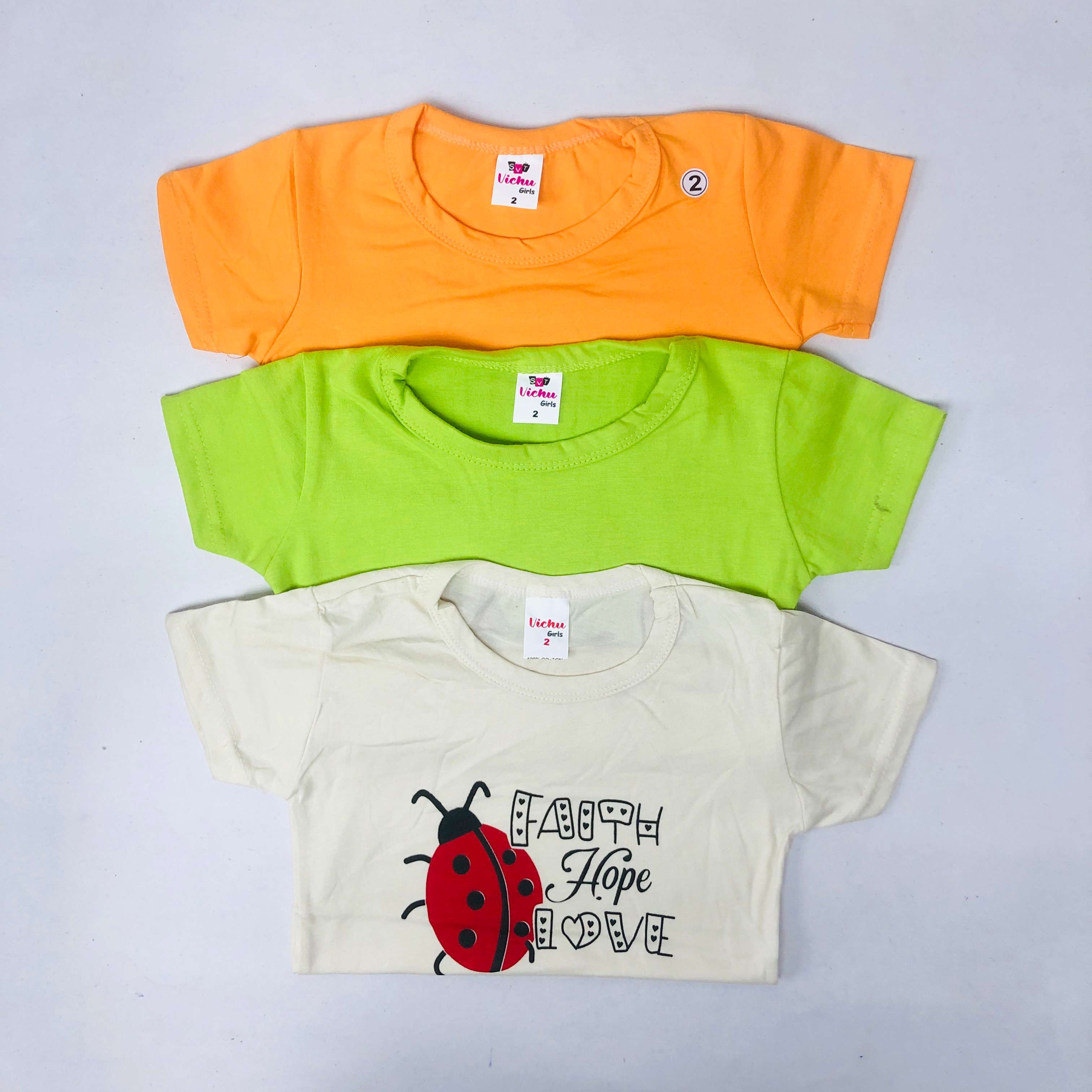 SVT Girls Top Combo Pack of 3