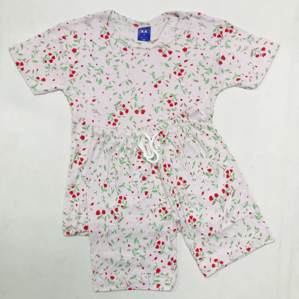 Kids Printed Shorts Set