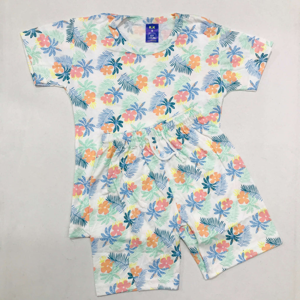 Kids Printed Shorts Set