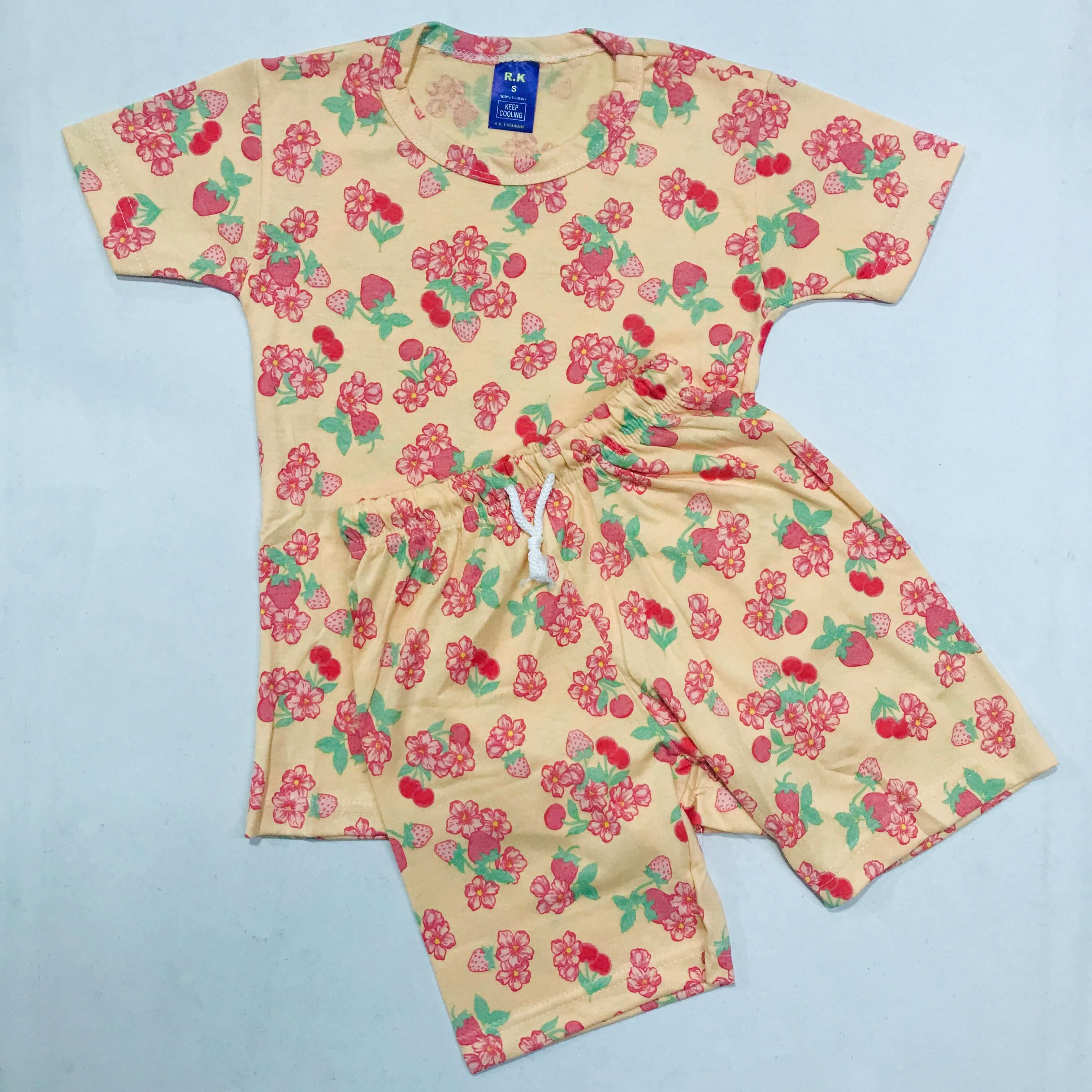 Kids Printed Shorts Set